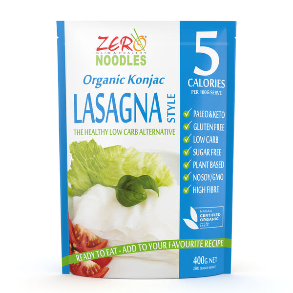ZERO Konjac Shirataki LASAGNA SHEETS (400g Packet)