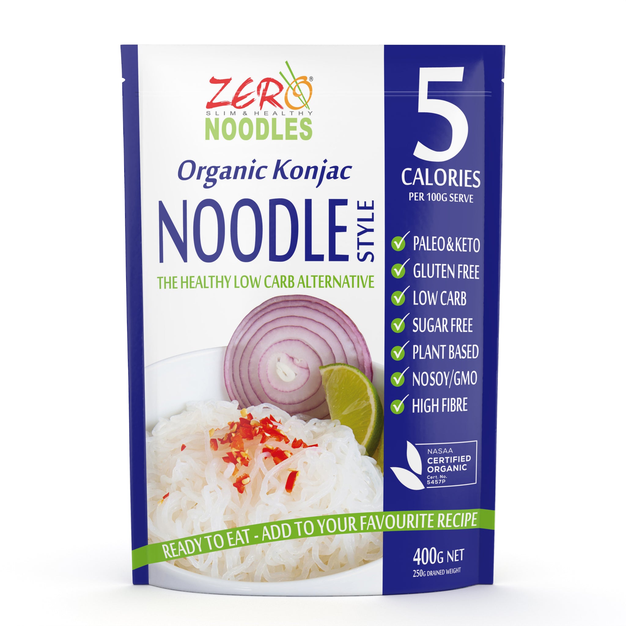 ZERO Konjac Shirataki NOODLES (400g packet)