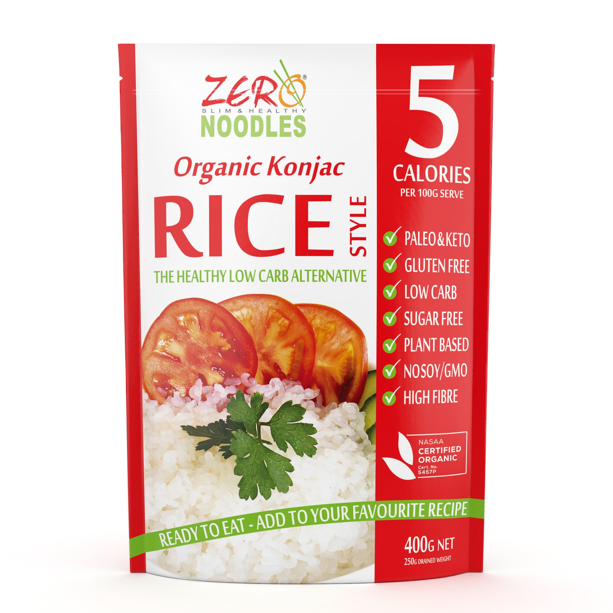 ZERO Konjac Shirataki RICE (400g Packet)