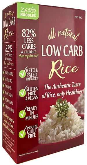 ZERO Low Carb (dry) Rice - 2 Serves per pack