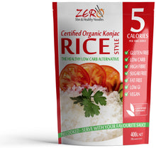ZERO Rice, Konjac Noodles, Shirataki Noodles made from Glucomannan. Single